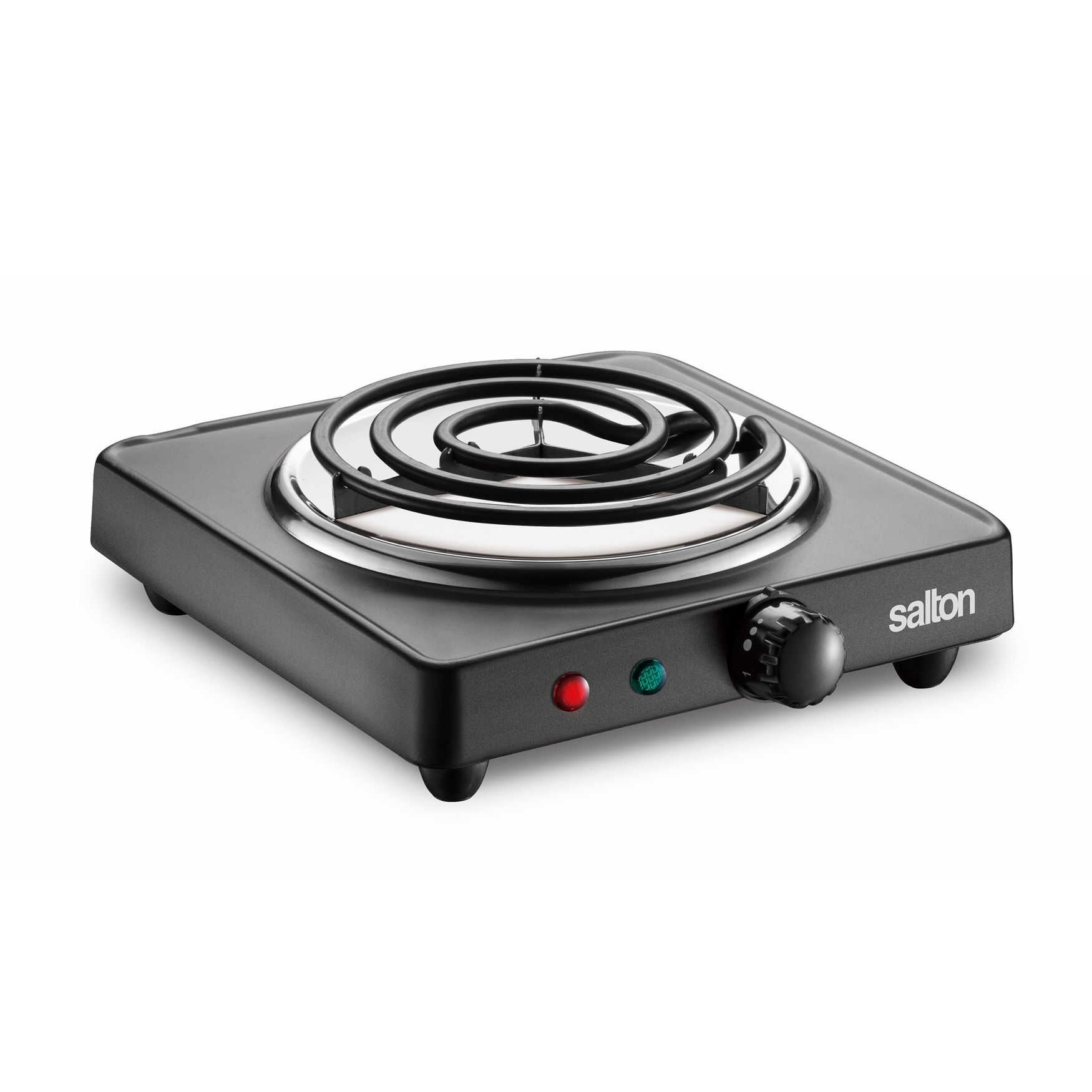 Portable Cooktop - Single Burner Black, BLACK, hi-res image number 0
