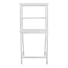 Spacesaver 100% Solid Wood Over The Toilet Rack with Shelves - White, , alternate image number null