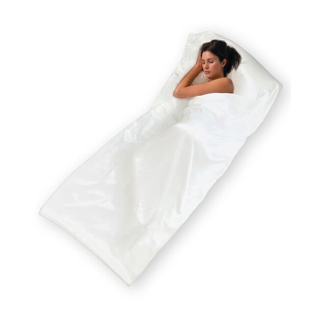 Fresh Ideas Jumbo Striped Comforter Storage Bag, WHITE, hi-res image number 0