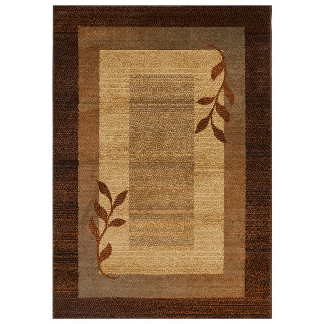 Royalty Rug 5 feet 2 inches x 7 feet 2 inches, BROWN BLUE, hi-res image number null