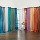 BH Studio Sheer Voile Rod-Pocket Panel Pair, , on-hover image number null