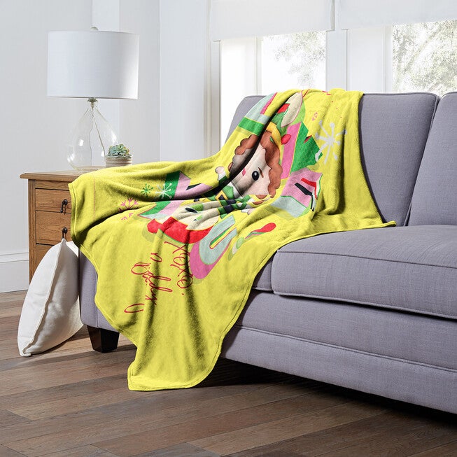 Wb Elf I Love You Silk Touch Throw Blanket, , alternate image number 3