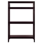 Stratford 3-Shelf Folding Bookcase-Espresso, , alternate image number null