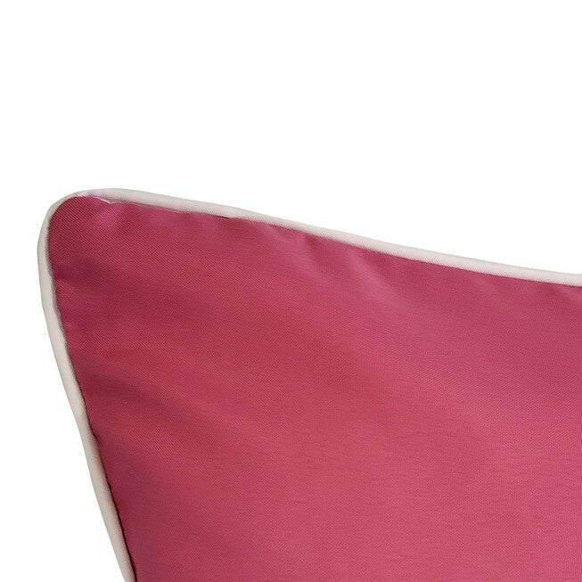 Edie @ Home Indoor/Outdoor Oversized Embroidered Quartrefoil Decorative Throw Pillow 20X20, Leaf/White, , alternate image number 3