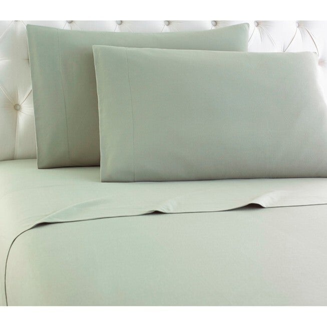 Micro Flannel® Solid Green Meadow Sheet Set, MEADOW, hi-res image number null