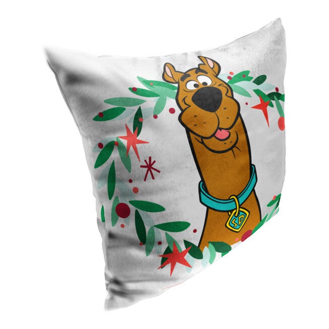 Wb Scooby Doo Festive Scooby 18X18 Printed Throw Pillow, , on-hover image number null