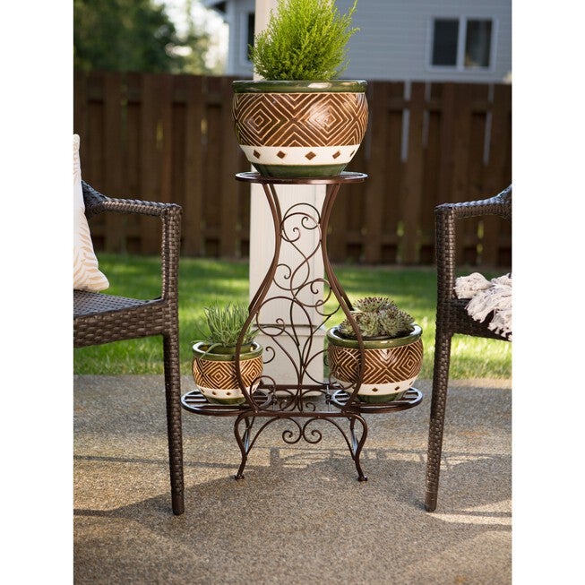 Hourglass Triple Plant Stand, , alternate image number null