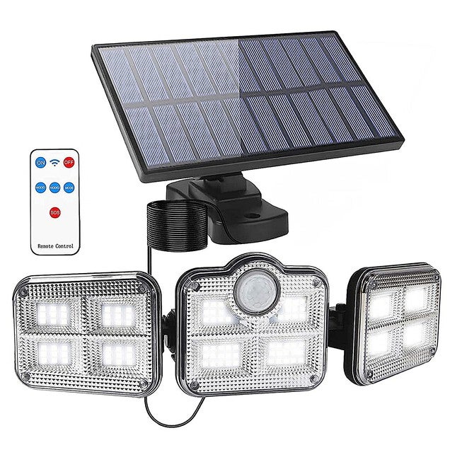 Super Solar Powered Light Trio Solar Light, WHITE, hi-res image number 0