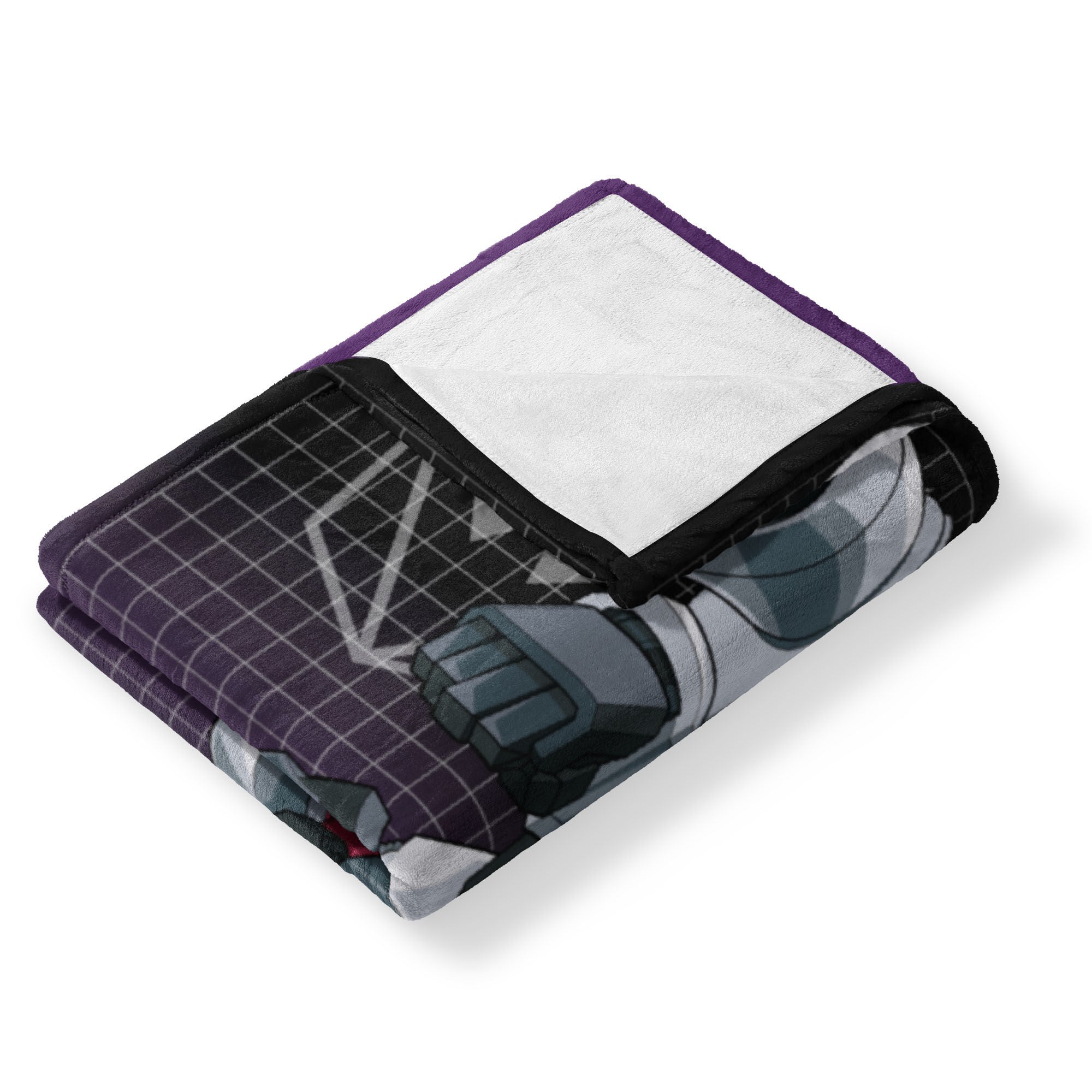 Hasbro Transformers G1 Grid Megatron Silk Touch Throw Blanket 40X50 Inches, GRAY, alternate image number 3