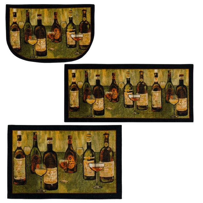 Wine And Wood Multi Kitchen Rug, , alternate image number null