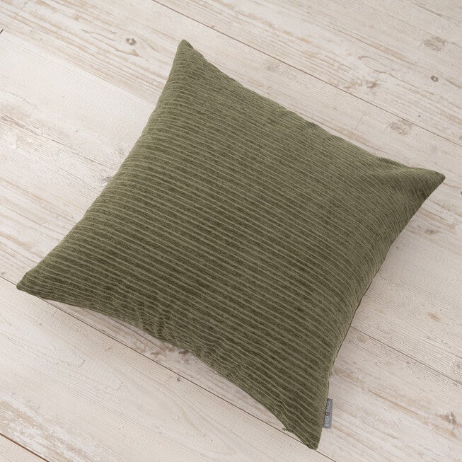 Opulence Chenille Stripes Square Pillow, , alternate image number null