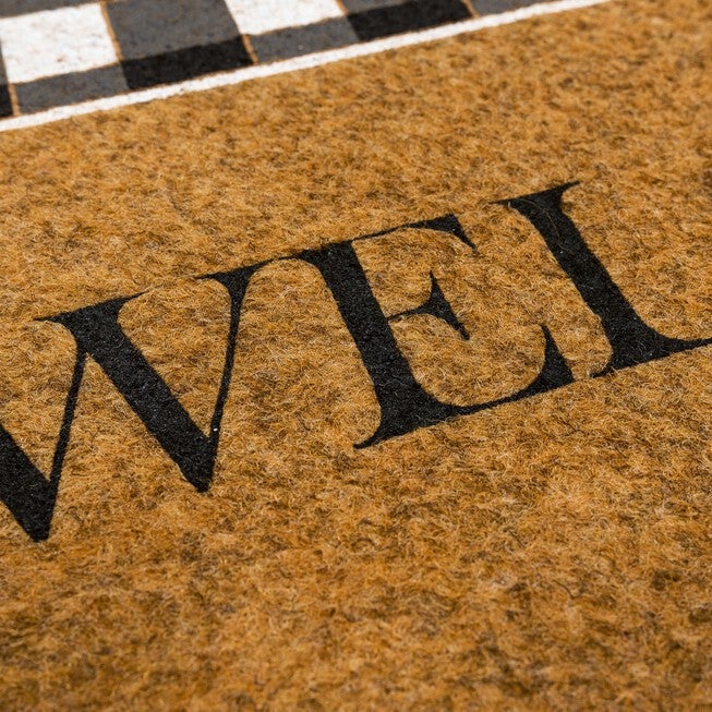 Fall Welcome Check Door Mat, , alternate image number null