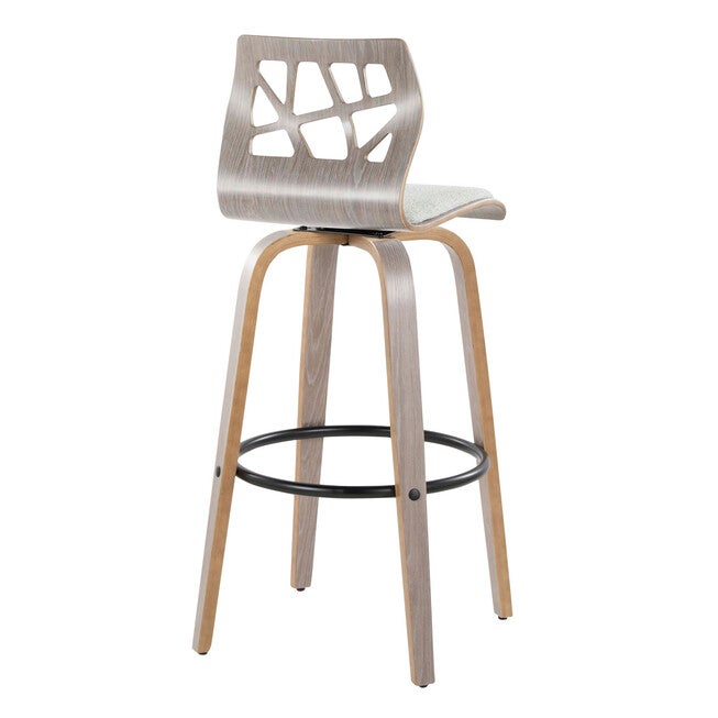 Folia 30 inches Fixed-Height Barstool - Set Of 2, , alternate image number null