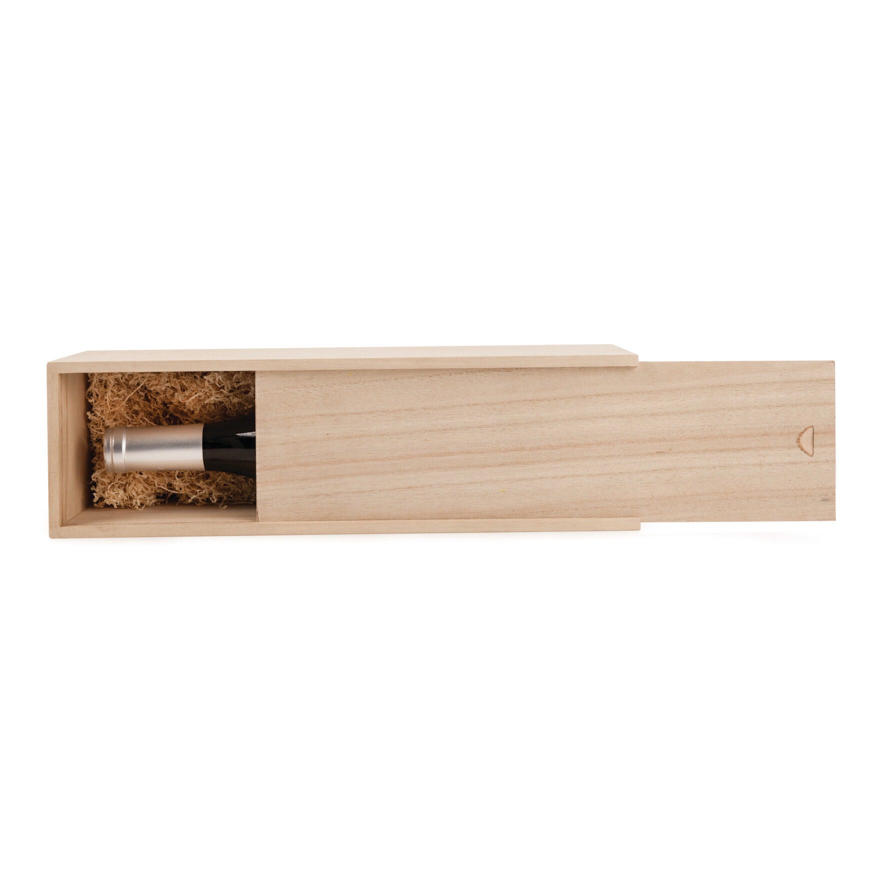 1-Bottle Wooden Wine Box, WOOD, hi-res image number 0