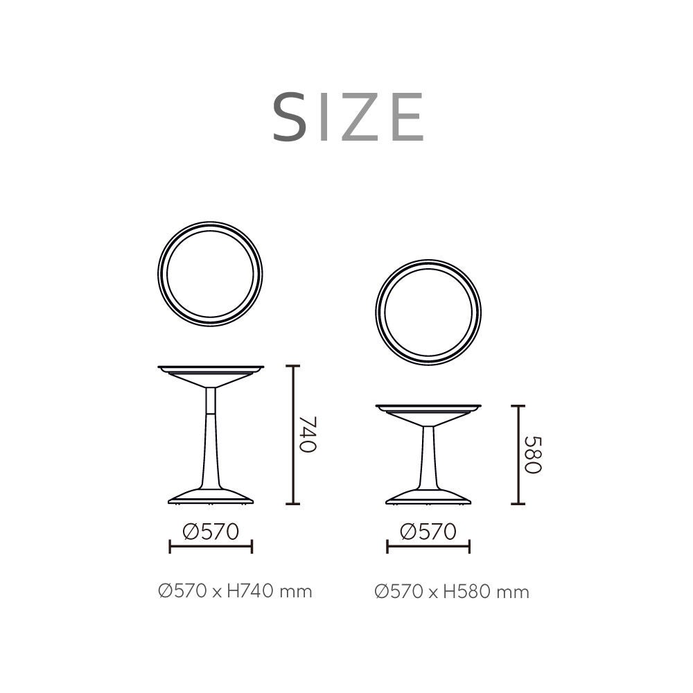 SPROUT 2 IN 1 SIDE TABLE, WHITE, alternate image number 3