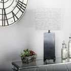 Grey Polystone Transitional Table Lamp, , alternate image number null