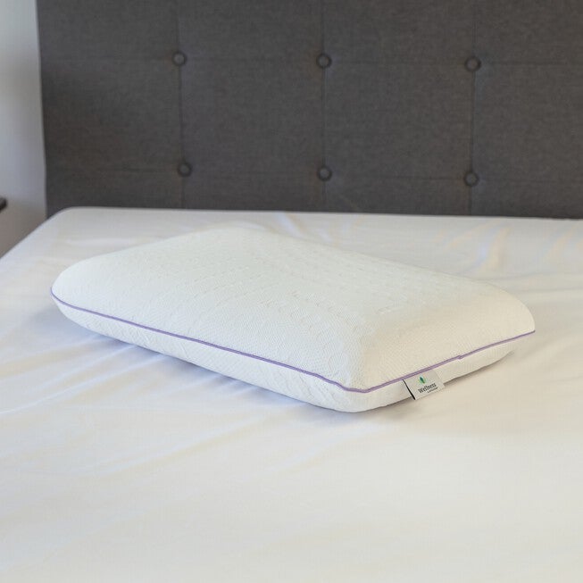 SensorPEDIC Relax - Lavender Infused Memory Foam Pillow, WHITE, hi-res image number null
