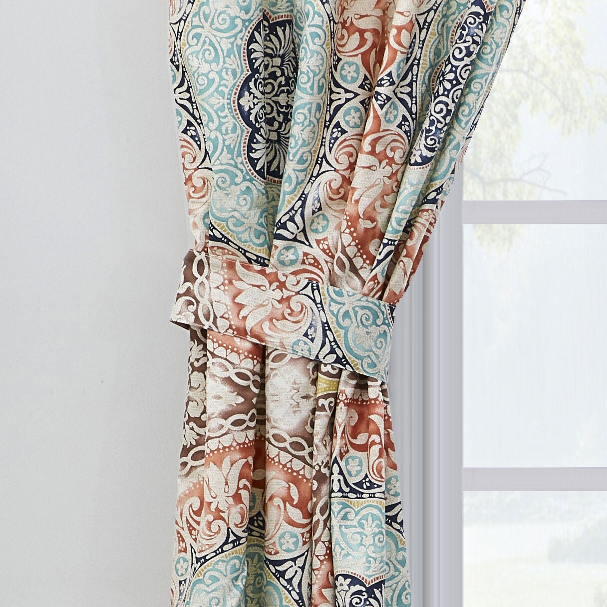 Olympia Window Curtain Panels, Set of 2, 84 inches, MULTI, alternate image number 3