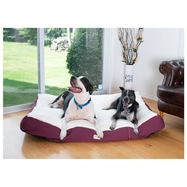 Double Extra Large Pet Dog Bed Mat With Poly Fill Cushion And Removable Cover, , on-hover image number 1