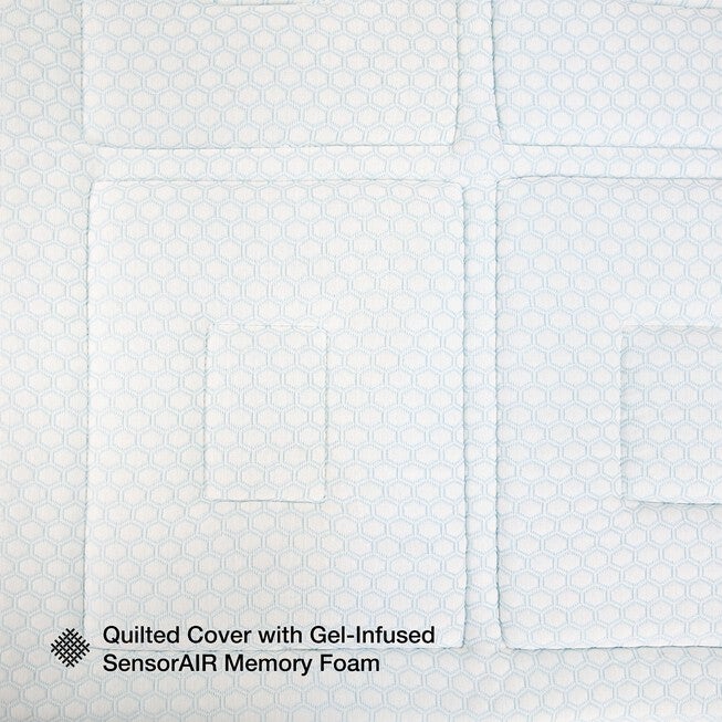 SensorPEDIC SensorCOOL 3-Inch Gel-Infused Memory Foam Mattress Topper, , alternate image number 3