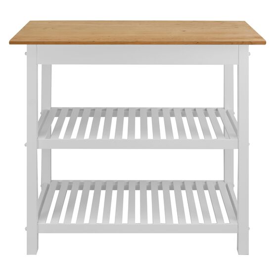 Kitchen Island with Solid American Cherry Top, , alternate image number null
