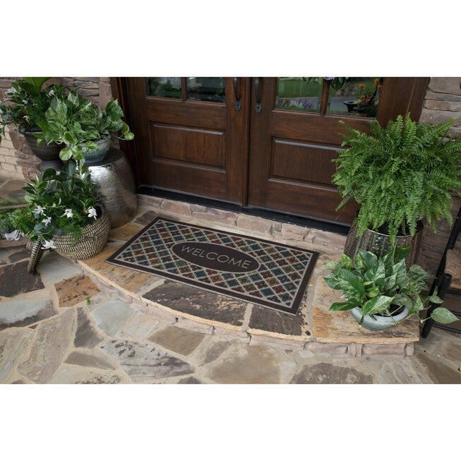 Flowery Tiles Door Mat, , alternate image number 5