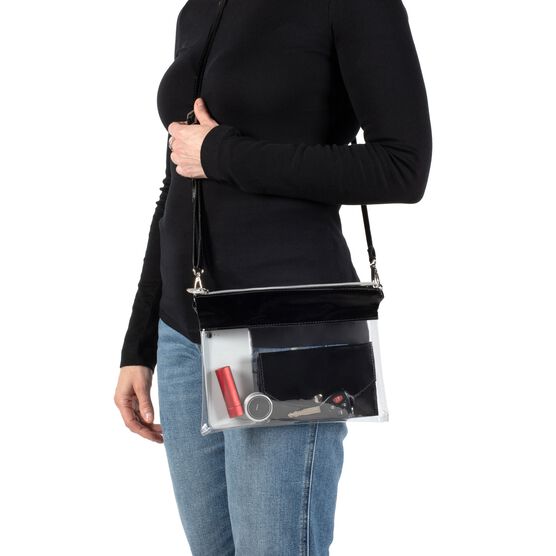 Convertible Bag Purse With Wallet, Clear/Red, , alternate image number null