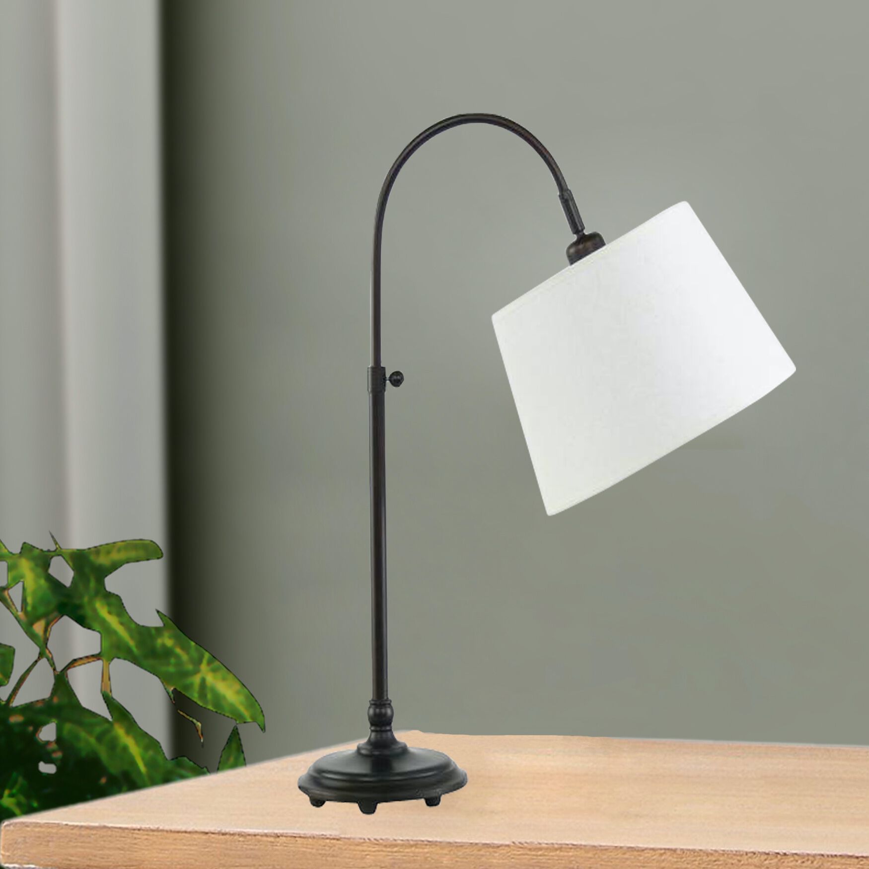 22-28 inches Oil Rubbed Bronze Metal Table Lamp, BRONZE, hi-res image number 0