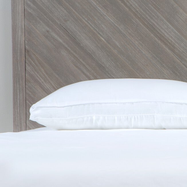 SensorPEDIC Low Profile Jumbo Fiber Bed Pillow for Stomach Sleepers - 2 Pack, , alternate image number null