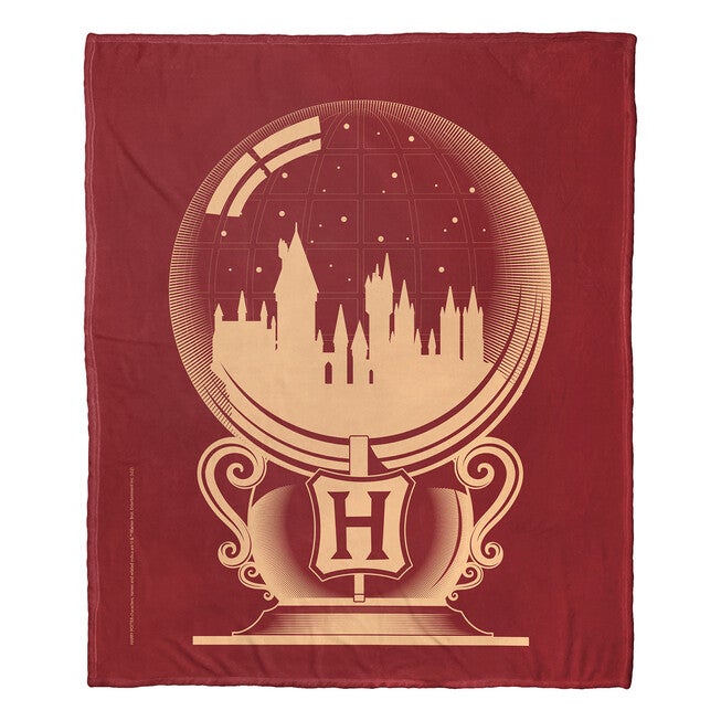 Wb Harry Potter Snowglobe Silk Touch Throw, , on-hover image number 1