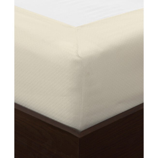 DreamSpace Diamond Matelassé Boxspring Cover, IVORY, hi-res image number 0