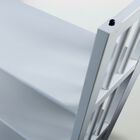 3-Shelf Folding Stackable Bookcase 27.5" Wide-White, , alternate image number null