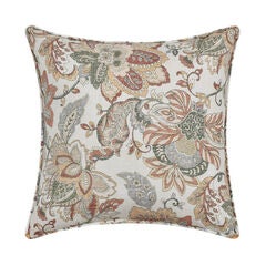 Janessa 18 Inch Square Decorative Throw Pillow