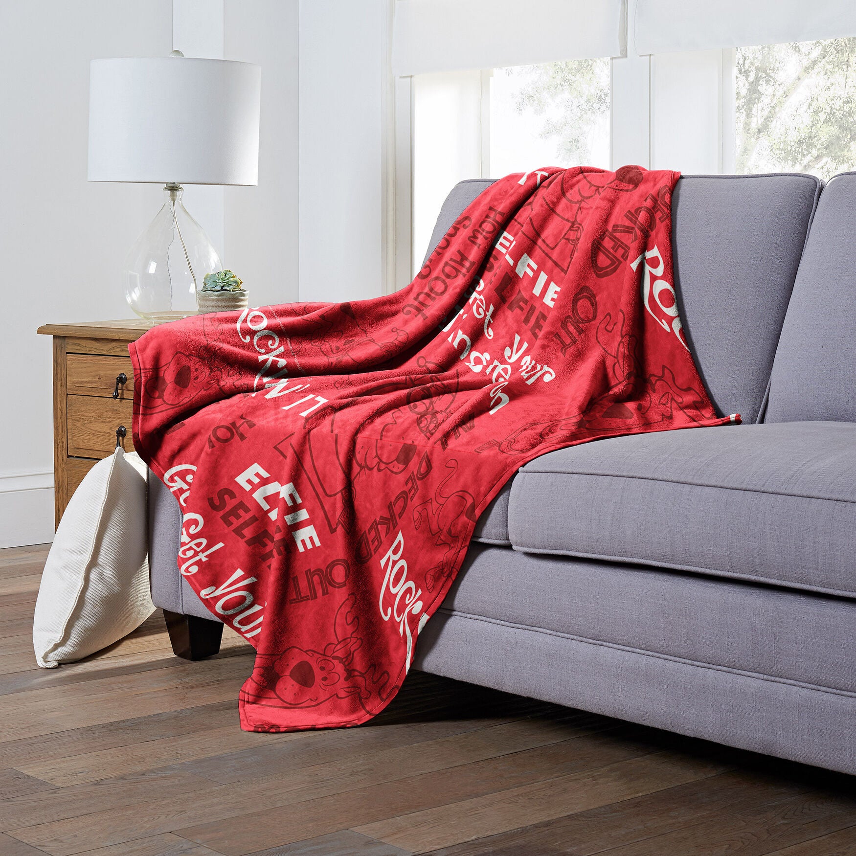 Wb Scooby Doo Get Your Jingle On Silk Touch Throw Blanket, , alternate image number 3