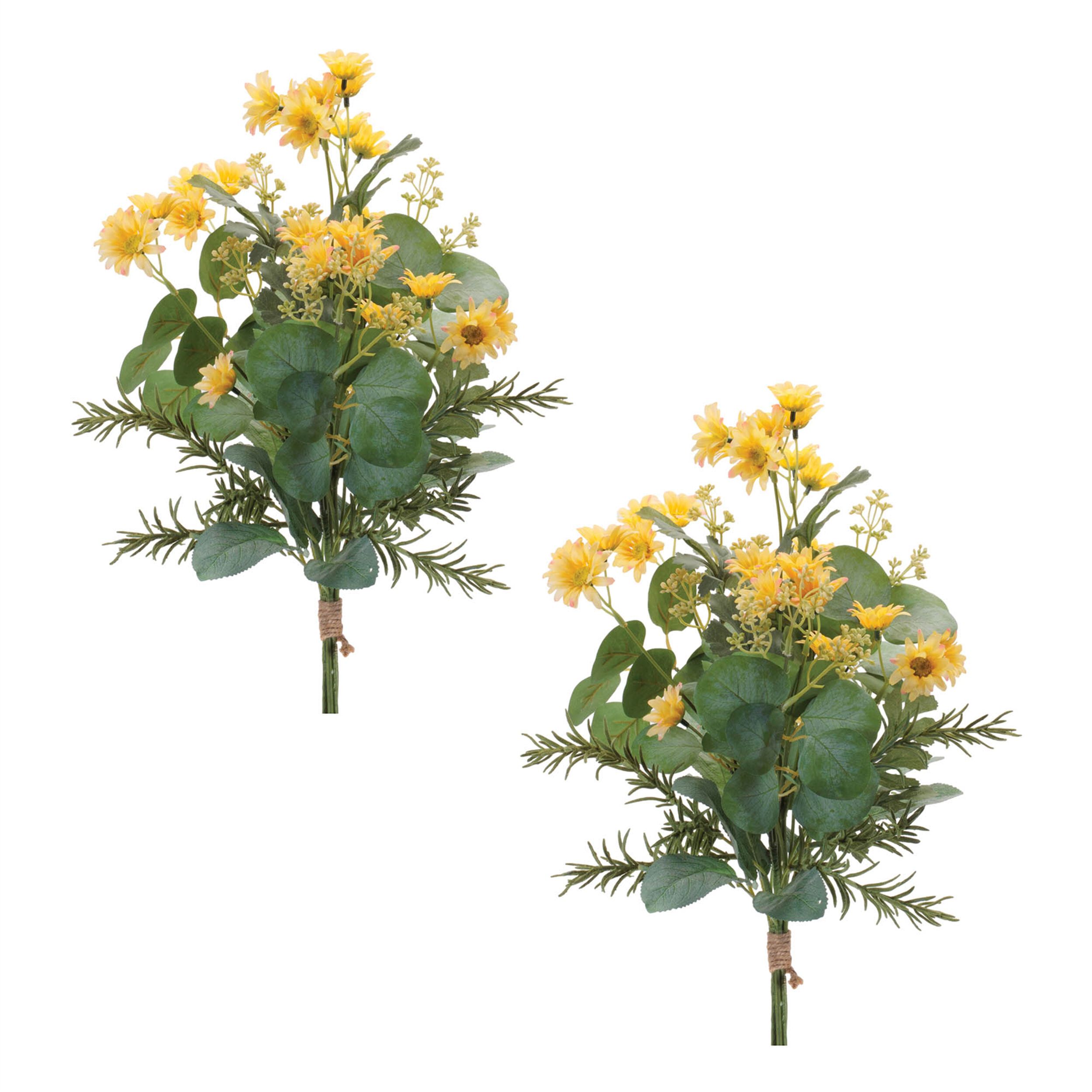 Mini Daisy Floral Bundle Set of 2, YELLOW GREEN, alternate image number 2