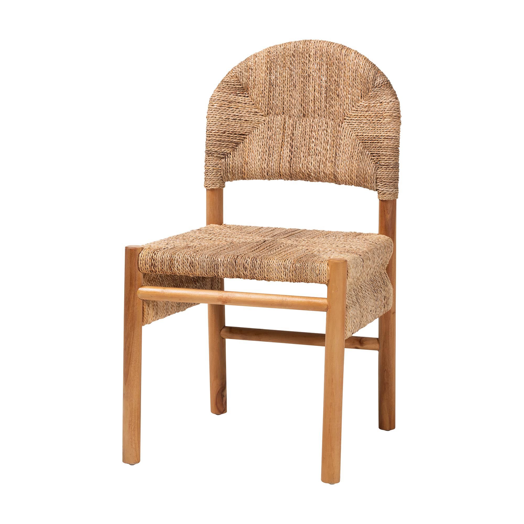 Cavo Handwoven Seagrass Dining Chair, HONEY, alternate image number 1