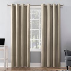 Sun Zero™ Cameron Texture Grommet Window Panel