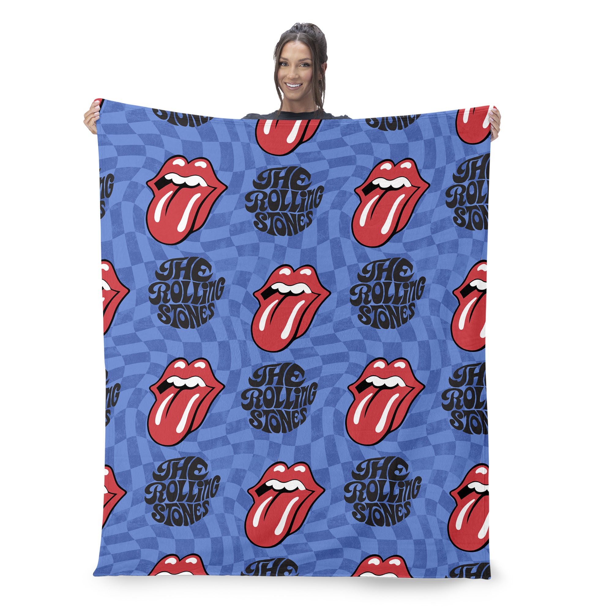 Rock and Roll Silk Touch Throw Blanket 50 x 70 inches, ROLLING, on-hover image number 1
