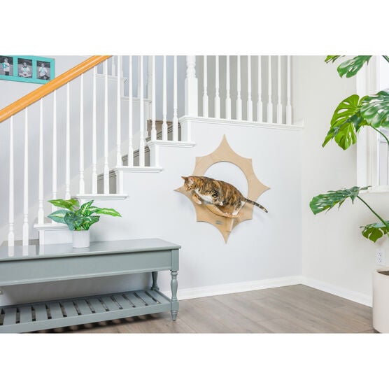 Sun Shape Cat Wall Shelves, , alternate image number null