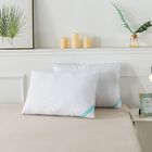 Antimicrobial Down Alternative Gusseted Pillow Bed Pillow, WHITE, hi-res image number null
