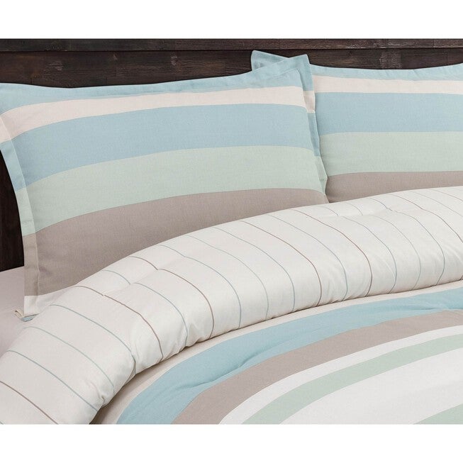 Coastal Stripe Comforter Set, , alternate image number null