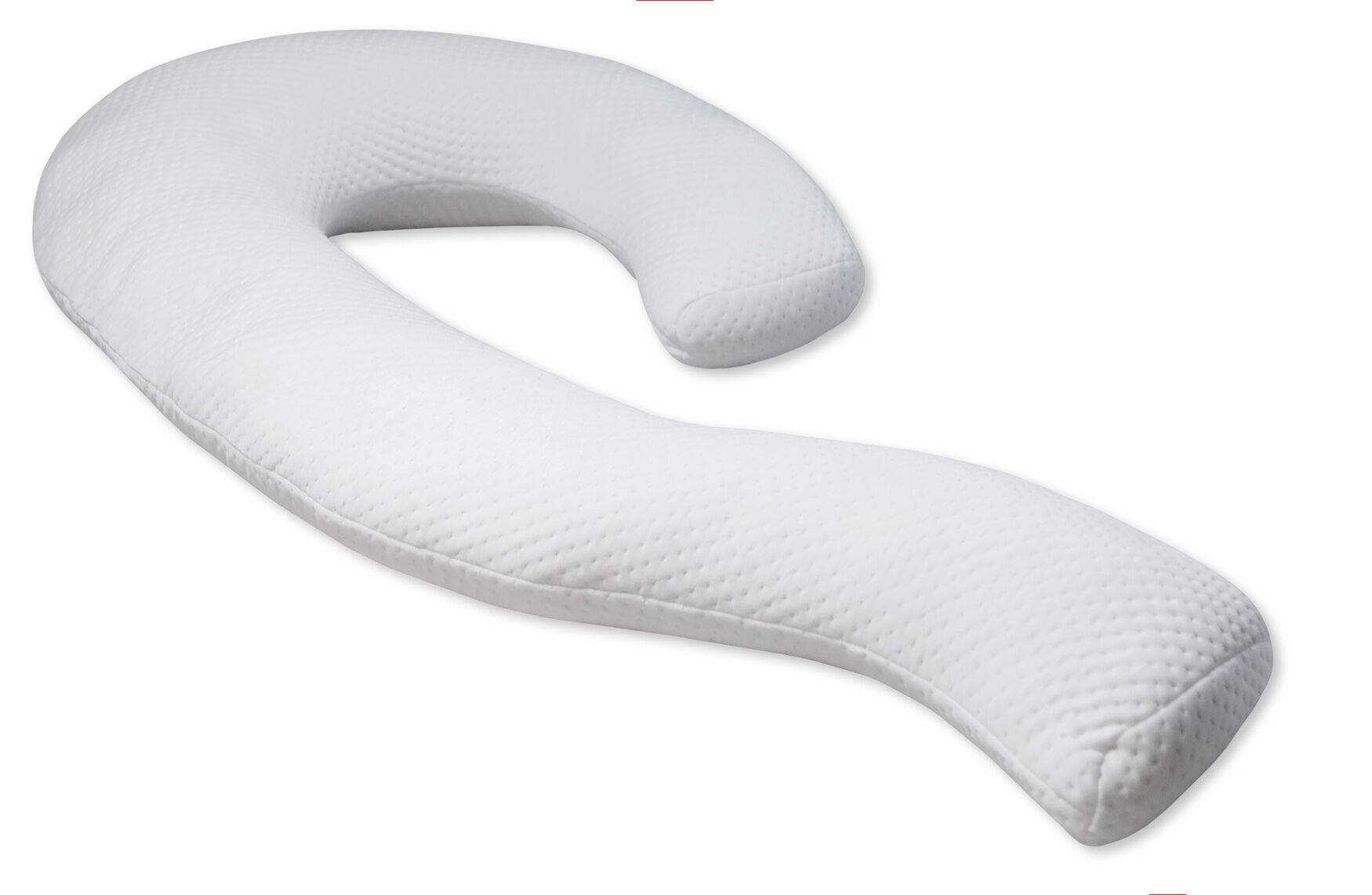 Contour Swan Body Pillow, WHITE, hi-res image number 0