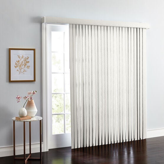 Embossed Vertical Blinds, IVORY, hi-res image number null