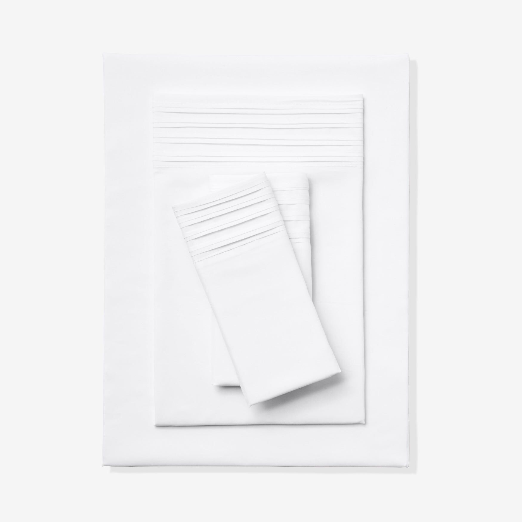 Microfiber Pleated Hem Sheet Set, OFF WHITE, hi-res image number 0