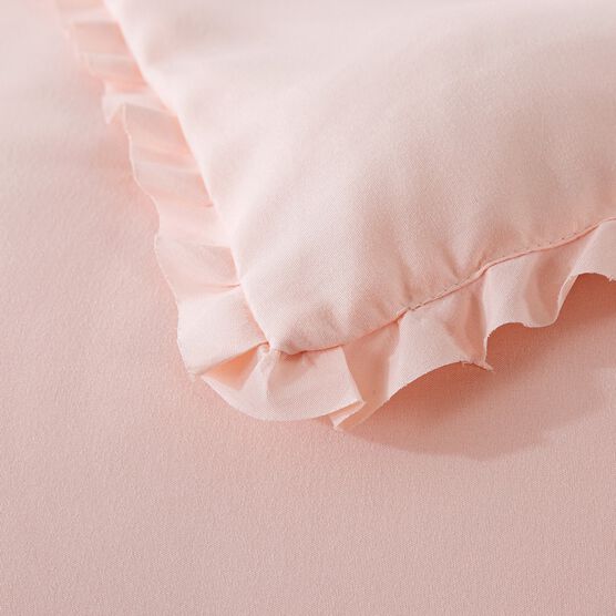 Ruffled Edge Down Alternative Blanket, , alternate image number null