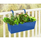 Metal Hanging Windowbox, CORNFLOWER BLUE, hi-res image number null