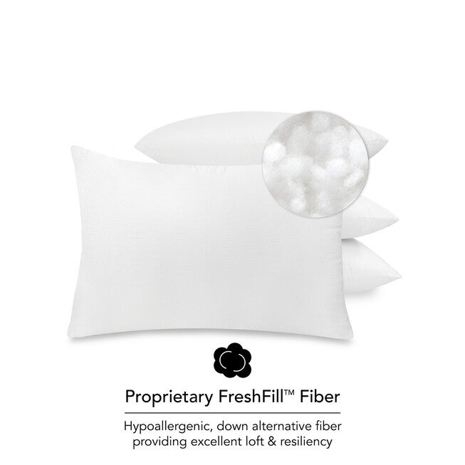 SensorPEDIC Embossed SensoSoft Jumbo Bed Pillow - 4 Pack, , on-hover image number null