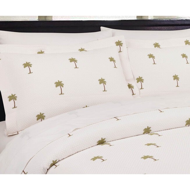 The Palm Standard Sham, CREAM GREEN, hi-res image number null