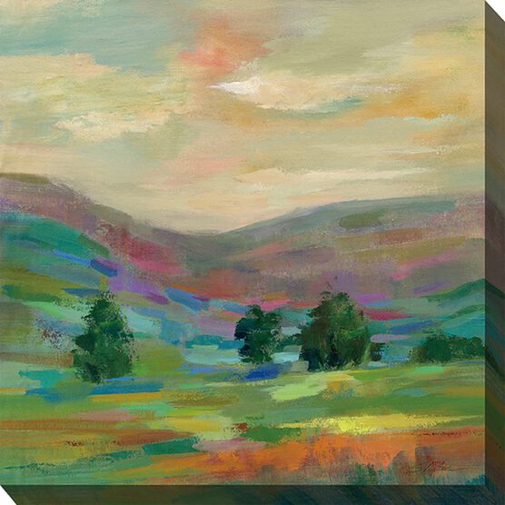 FIELDS AFAR OUTDOOR ART 24X24, MULTI, hi-res image number null