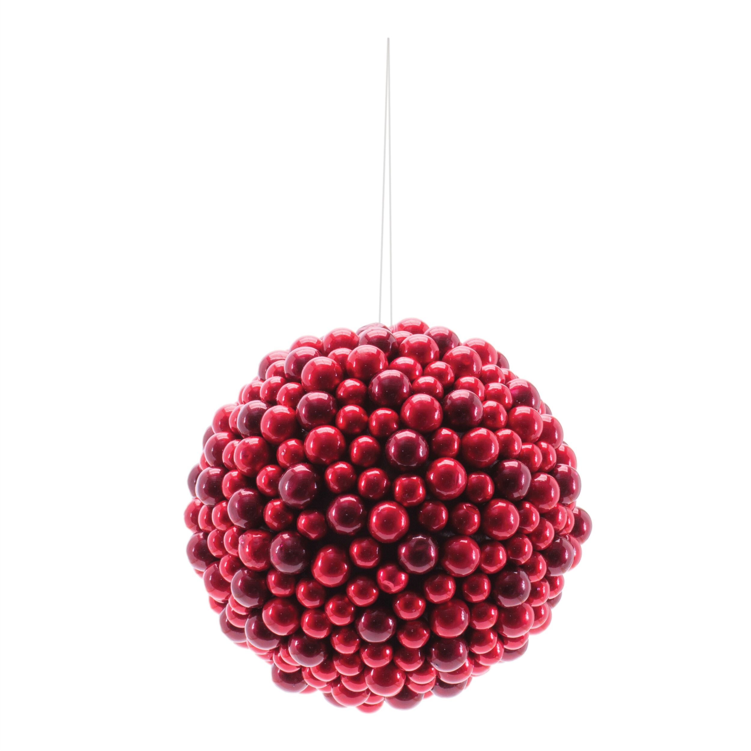 Foam Ball Ornaments (Set of 2), RED, alternate image number 1